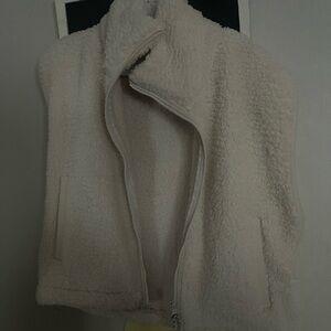American Eagle Fluffy White Coat